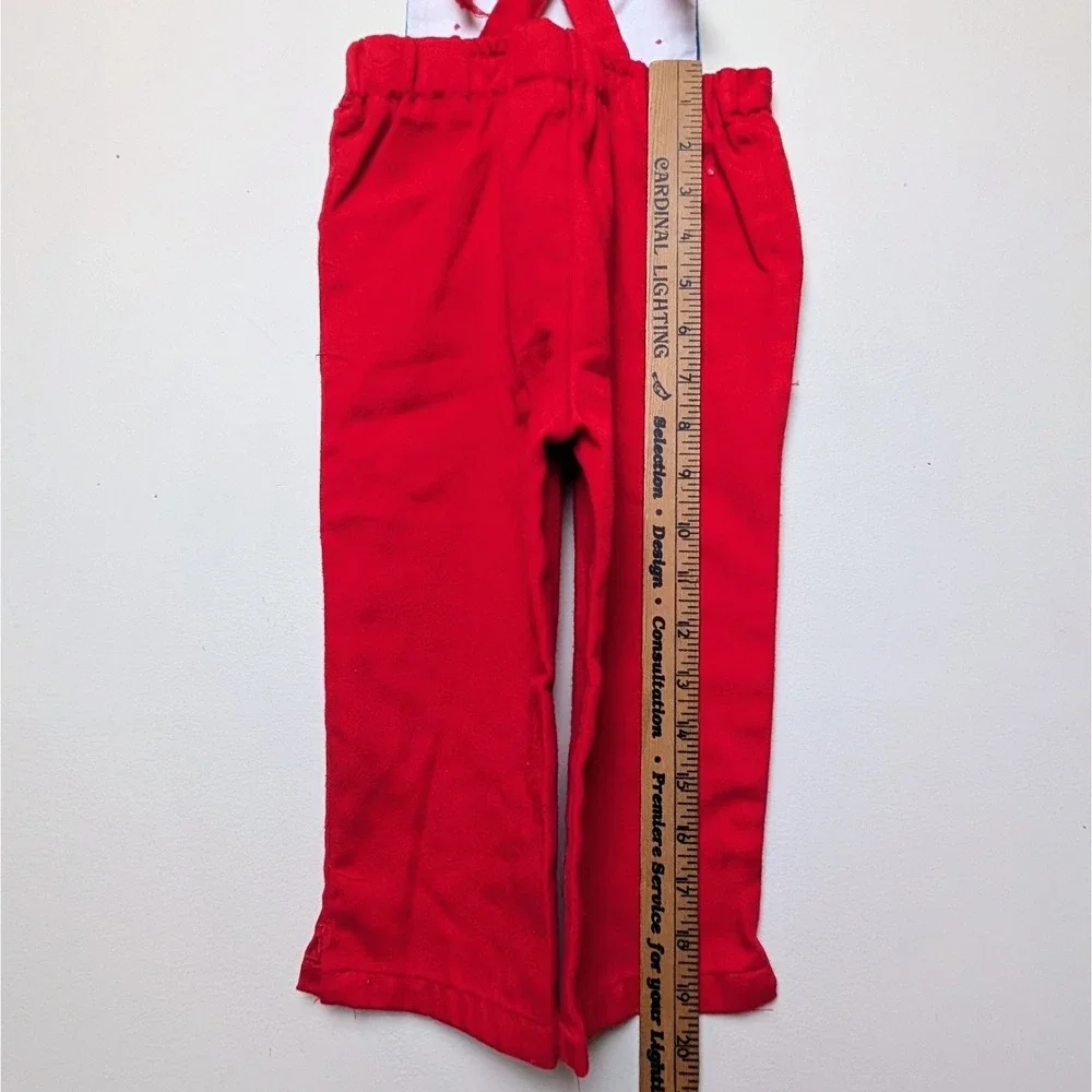 Vintage Health-Tex Sailboat Applique Nautical‎ Sailor Overalls 80s Toddler 2T